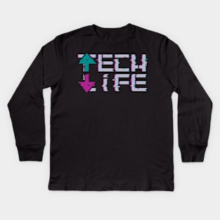 high tech low life Kids Long Sleeve T-Shirt